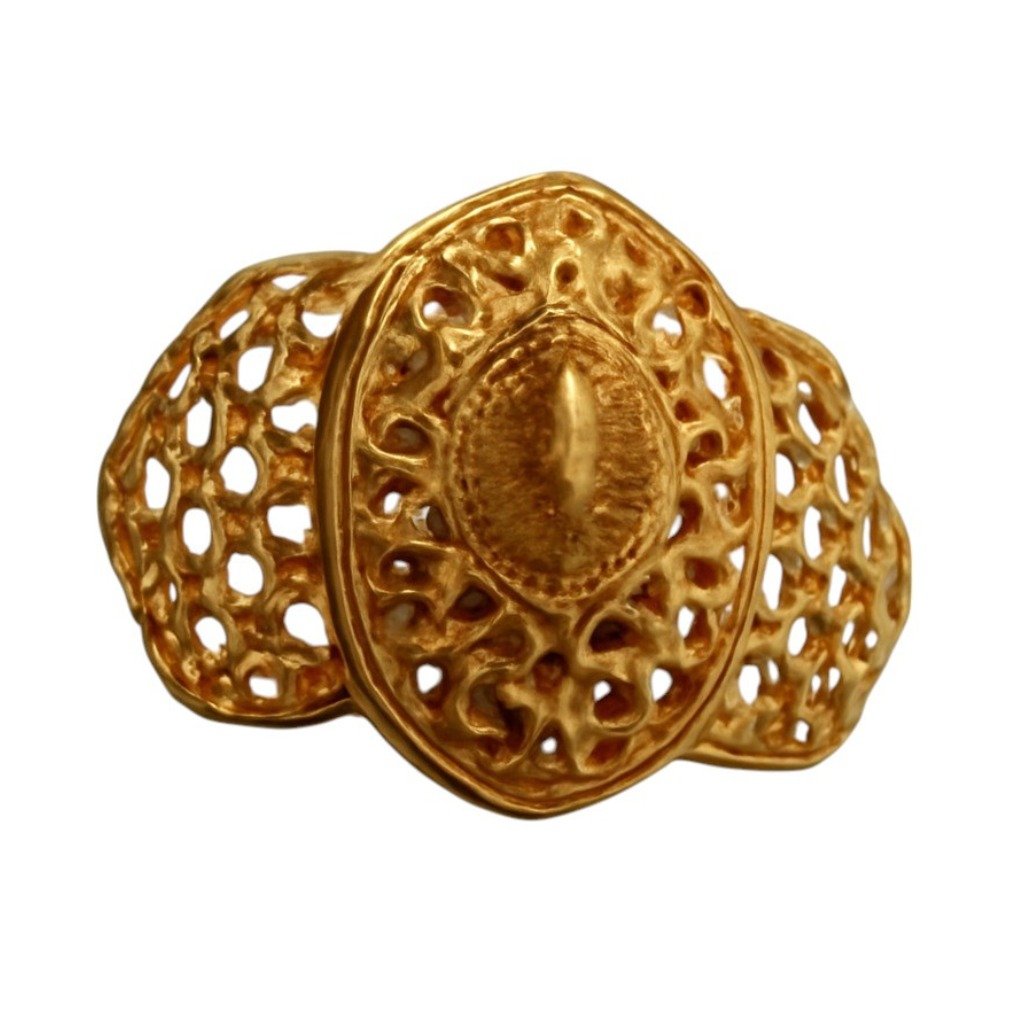 Vintage Filigree Gold Ring